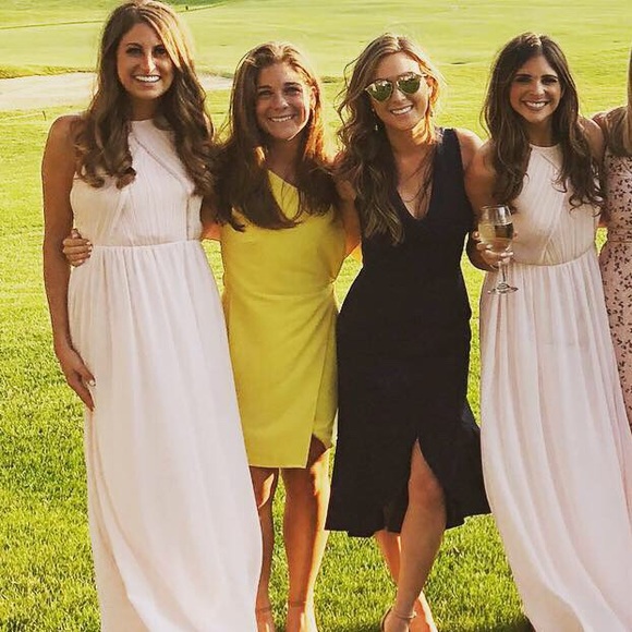 Yellow cocktail dress - Picture 4 of 4